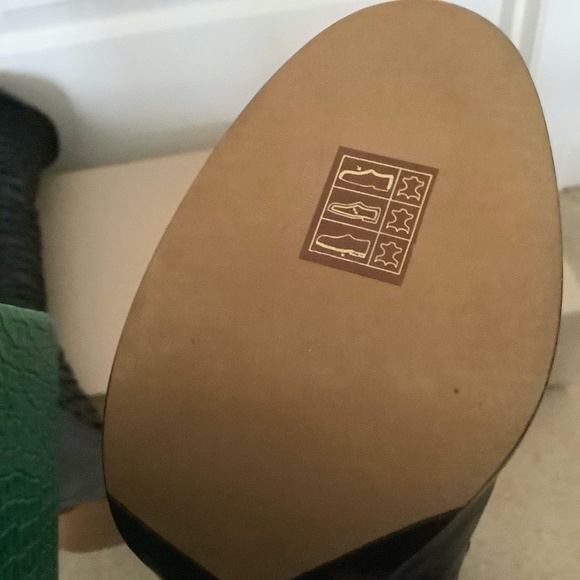 Tabitha Simmons Codi Over the Knee Black Lace Up Combat Boots Size 38.5 New! - Picture 10 of 16